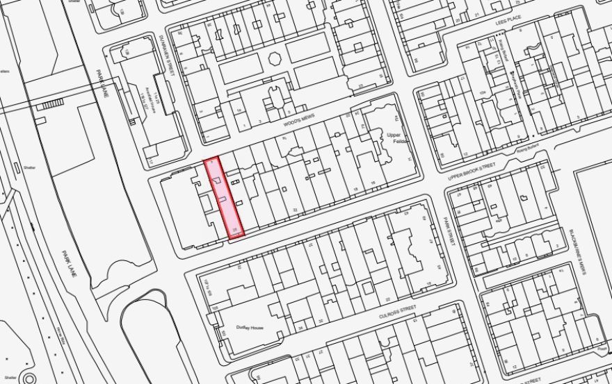 Site plan – 26 Upper Brook Street
