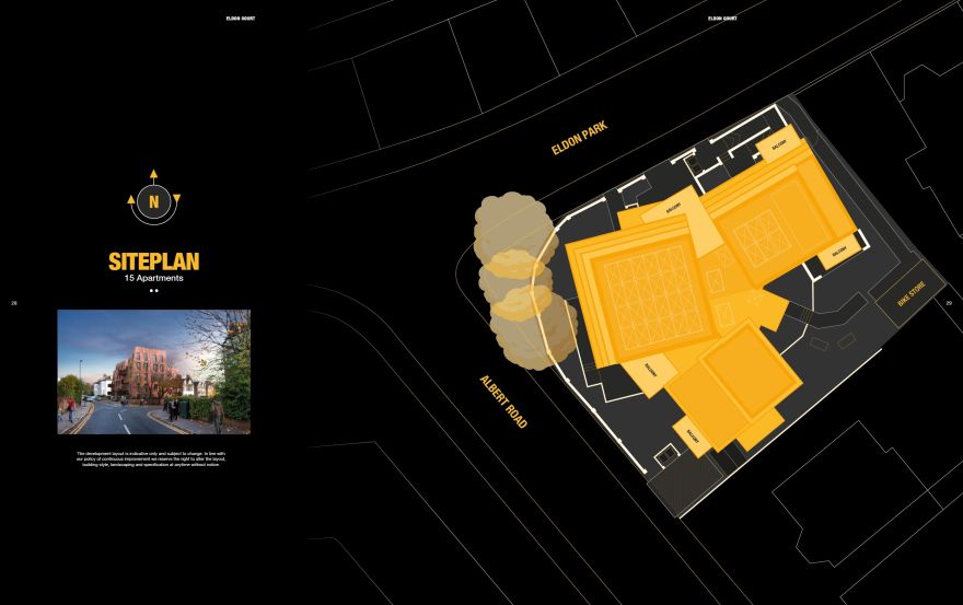 Site plan – Eldon Court