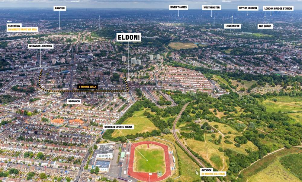 Site plan Eldon Court#