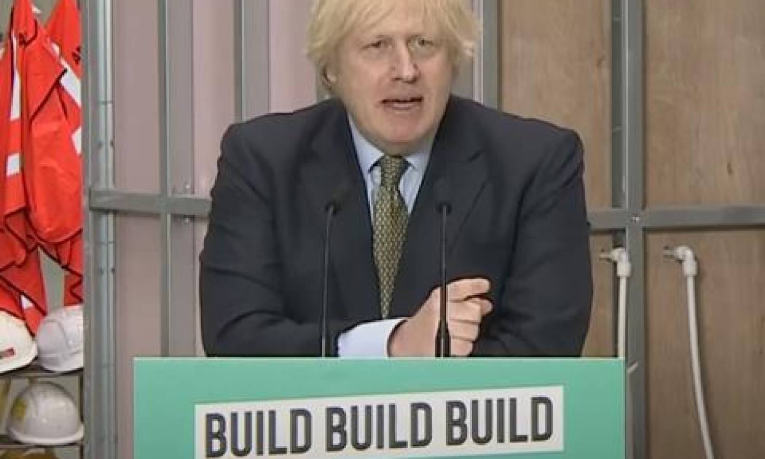 Boris Johnson says building industry will help fix nosediving economy