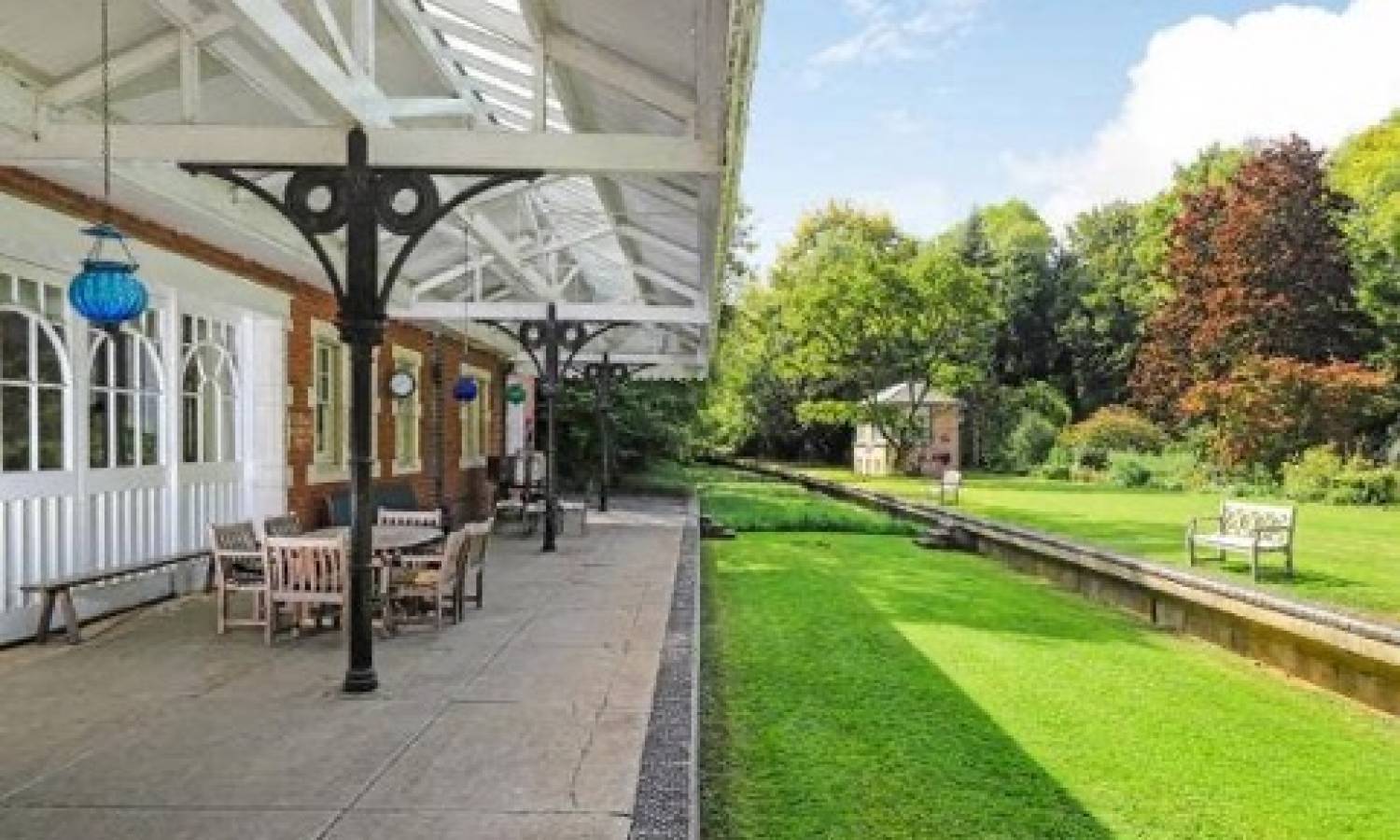 Station wonder: Historic Hampshire house with platform terrace for sale