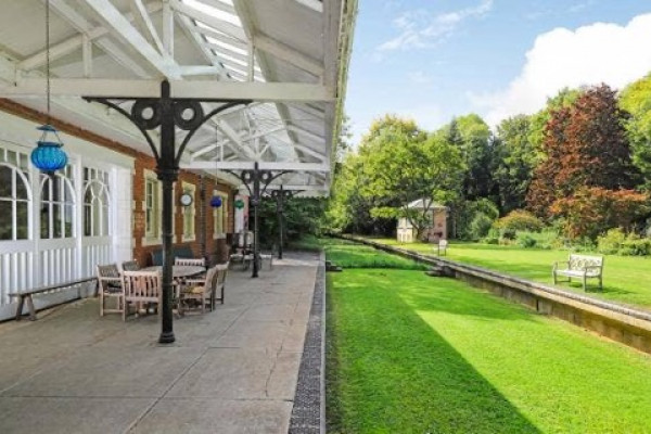 Station wonder: Historic Hampshire house with platform terrace for sale