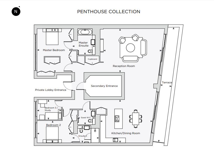 Plans Chimes Penthouse