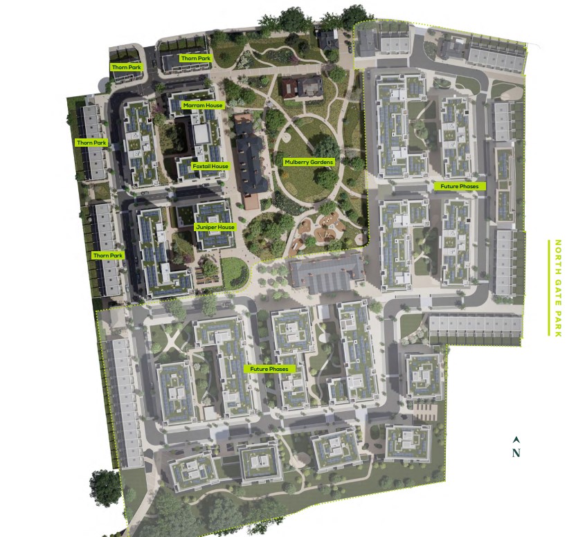 Site plan – North Gate Park