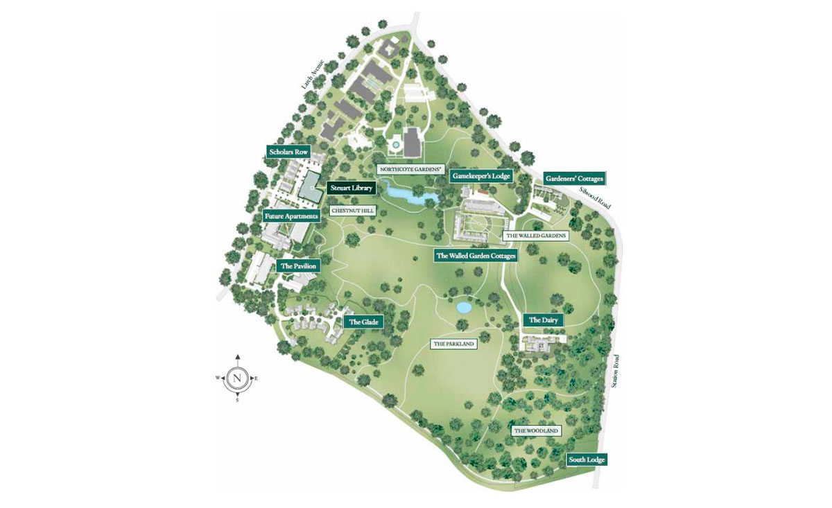 Site plan – Sunningdale Park (Larch Avenue)