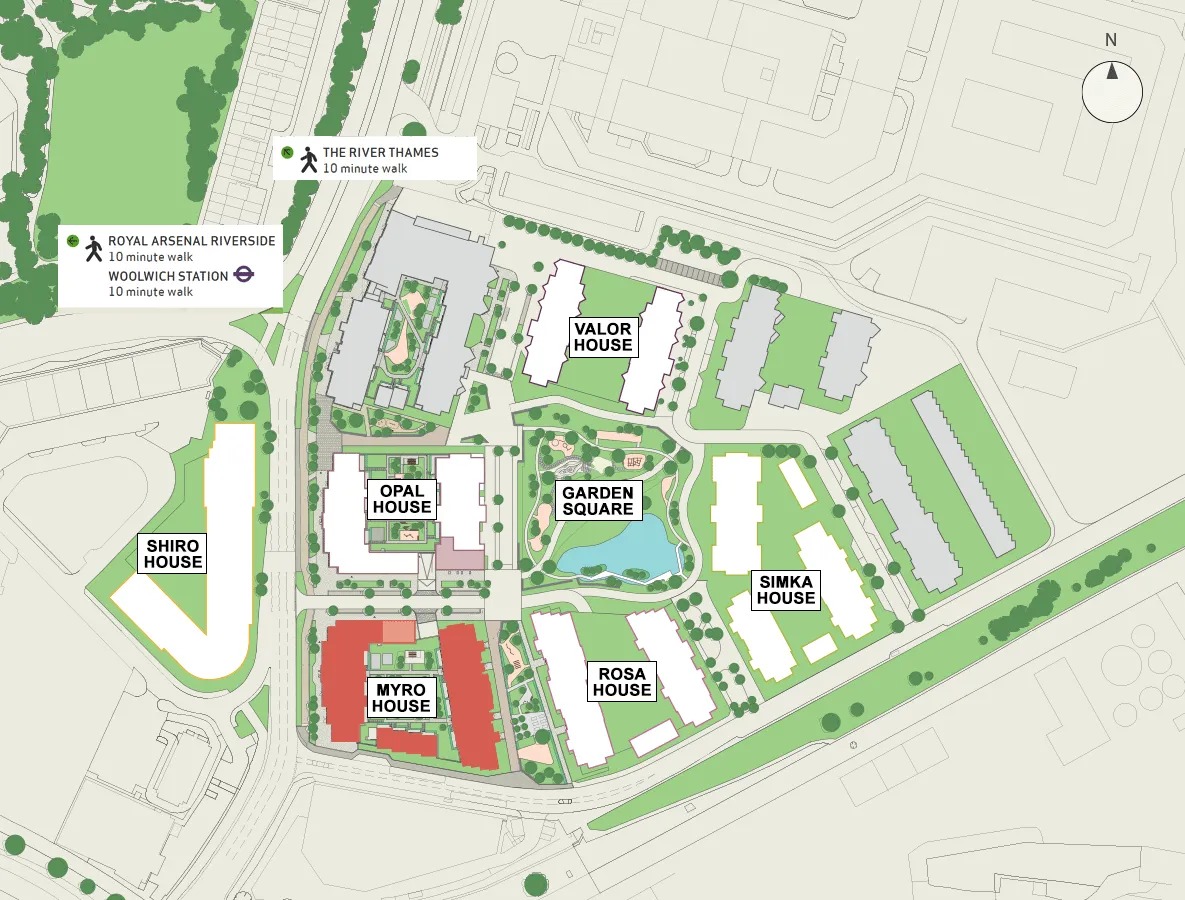 Site plan – Lombard Square