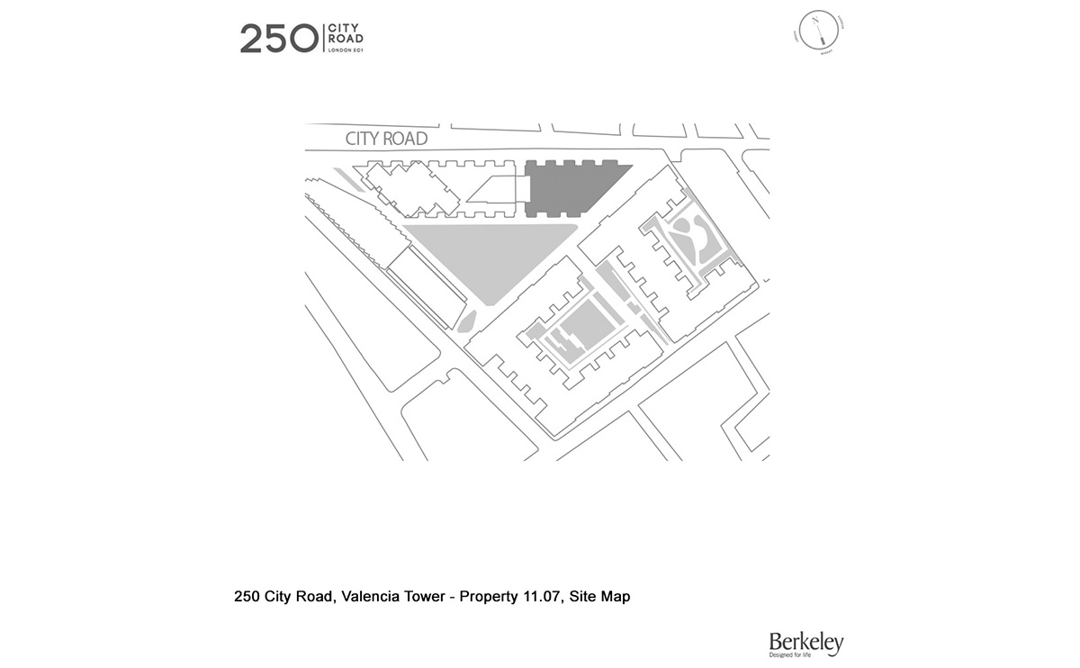 Site plan – 250 City Road