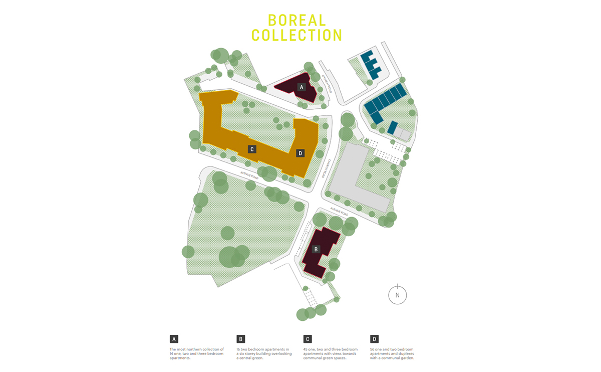 Site plan – Acton Gardens (Boreal)