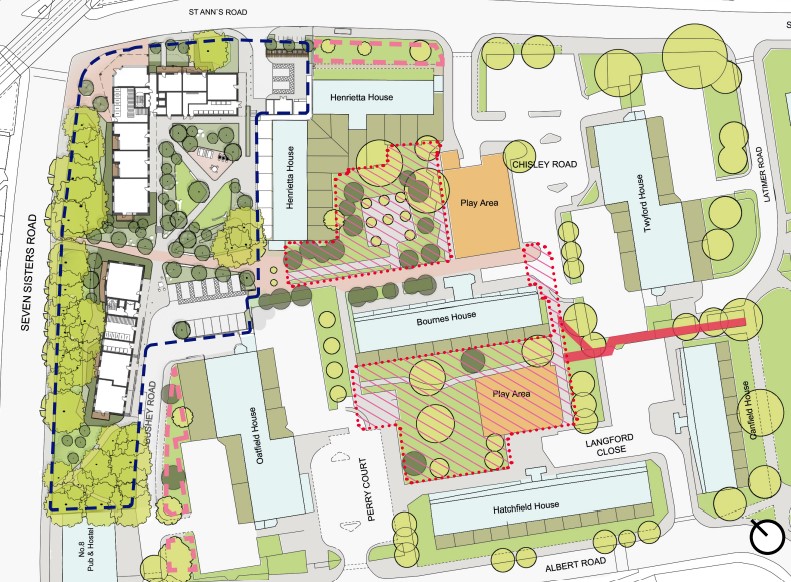 Site plan – Sir Frederick Messer Estate