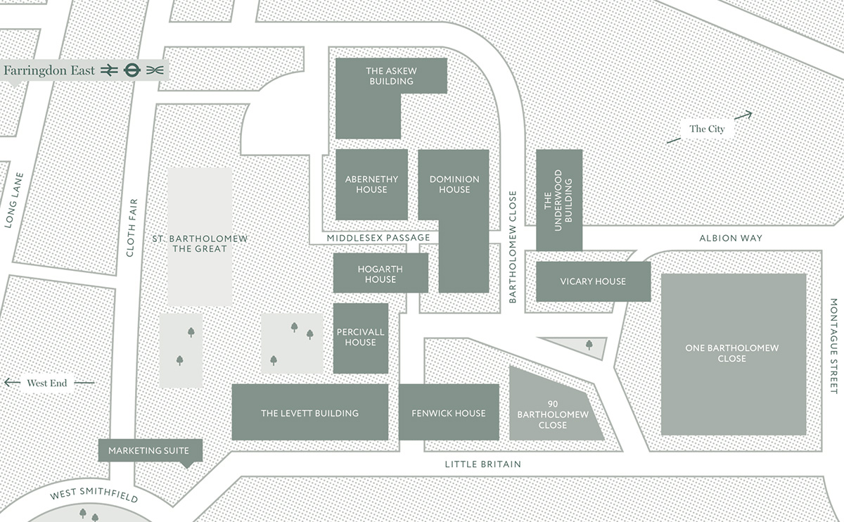 Site plan – Barts Square