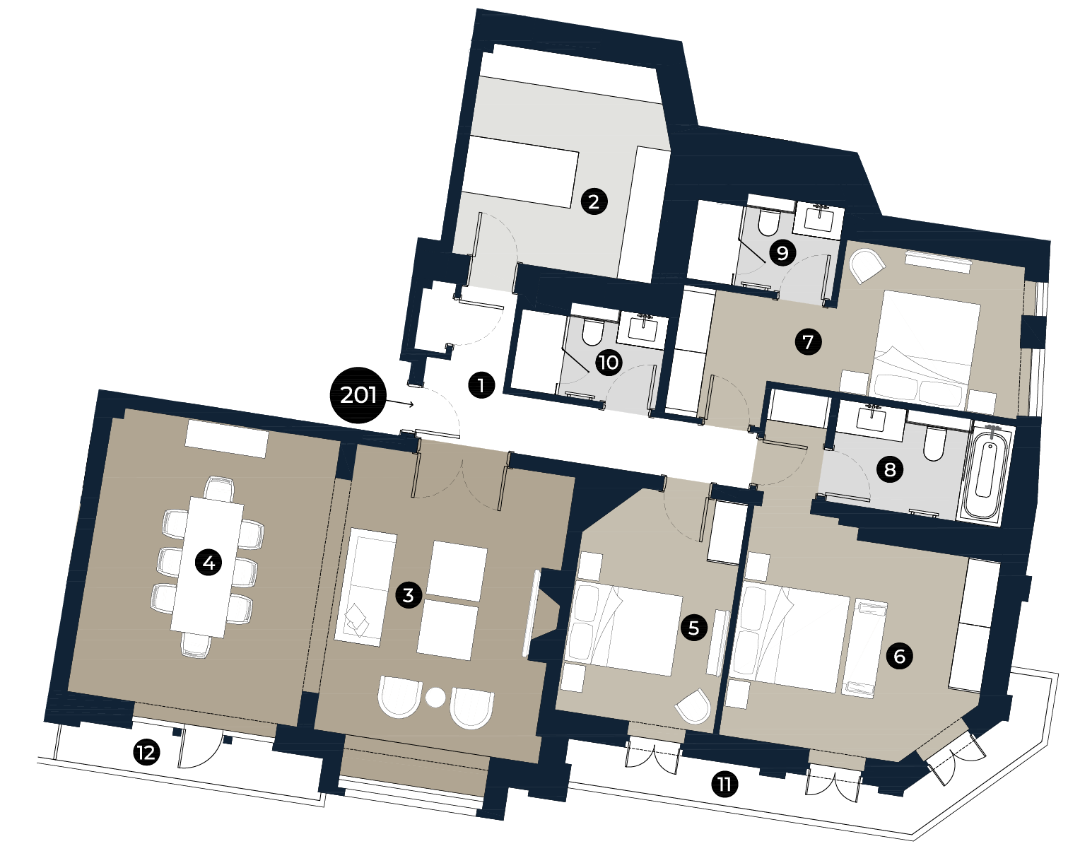 Plans Allen House