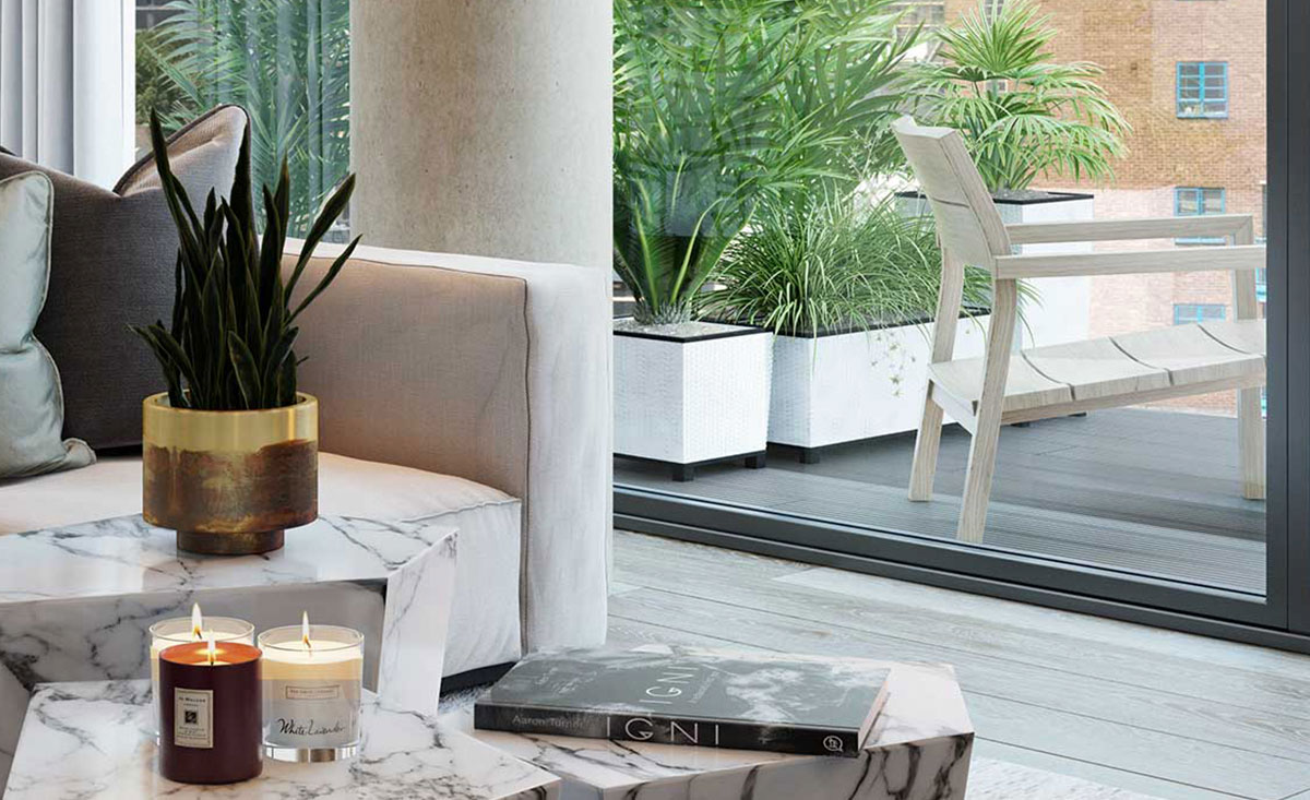 Interior design – The Courtyard at Greenwich Square