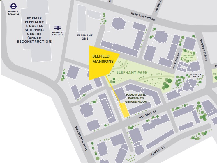 Plans L&Q Elephant Park