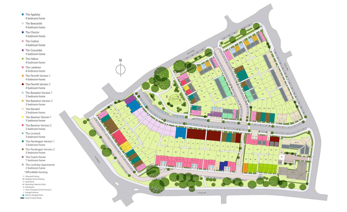 Site plan – Locksley Place