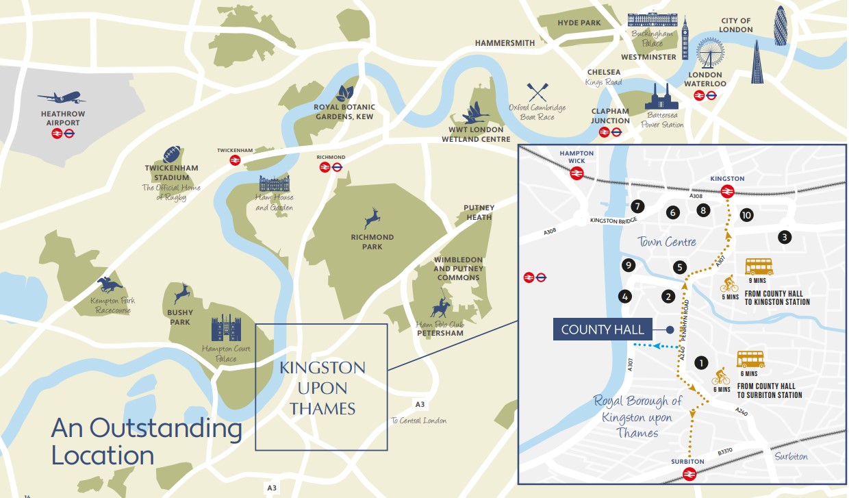 Site plan – Kingston County Hall