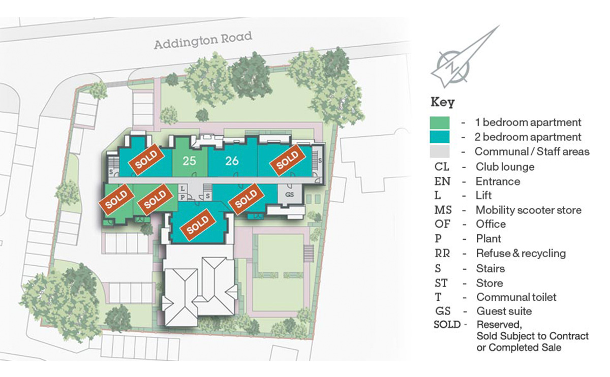 Site plan – Atwood House