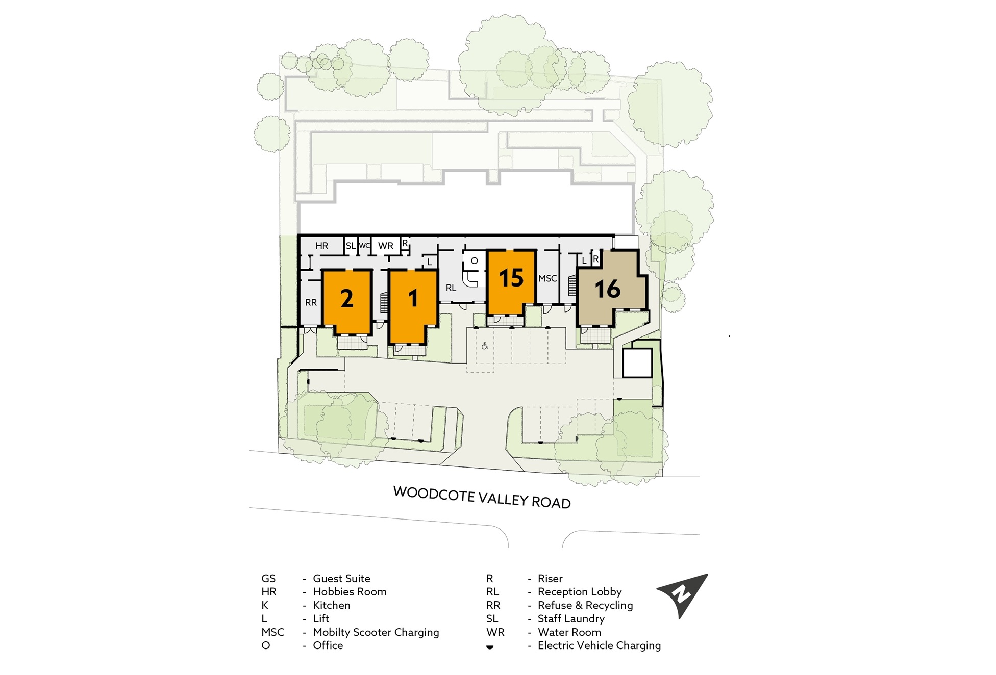 Site plan – Medford House