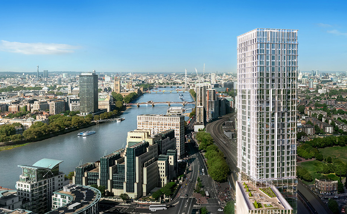 DAMAC Tower Luxury Apartments For Sale In Nine Elms London SW8