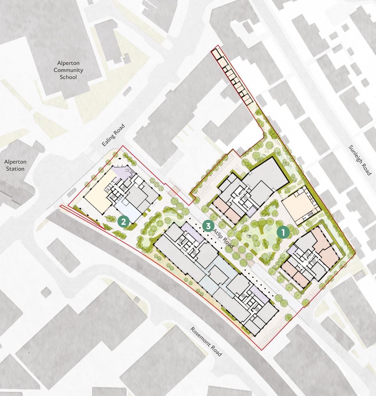 Site plan – Atlip Gardens