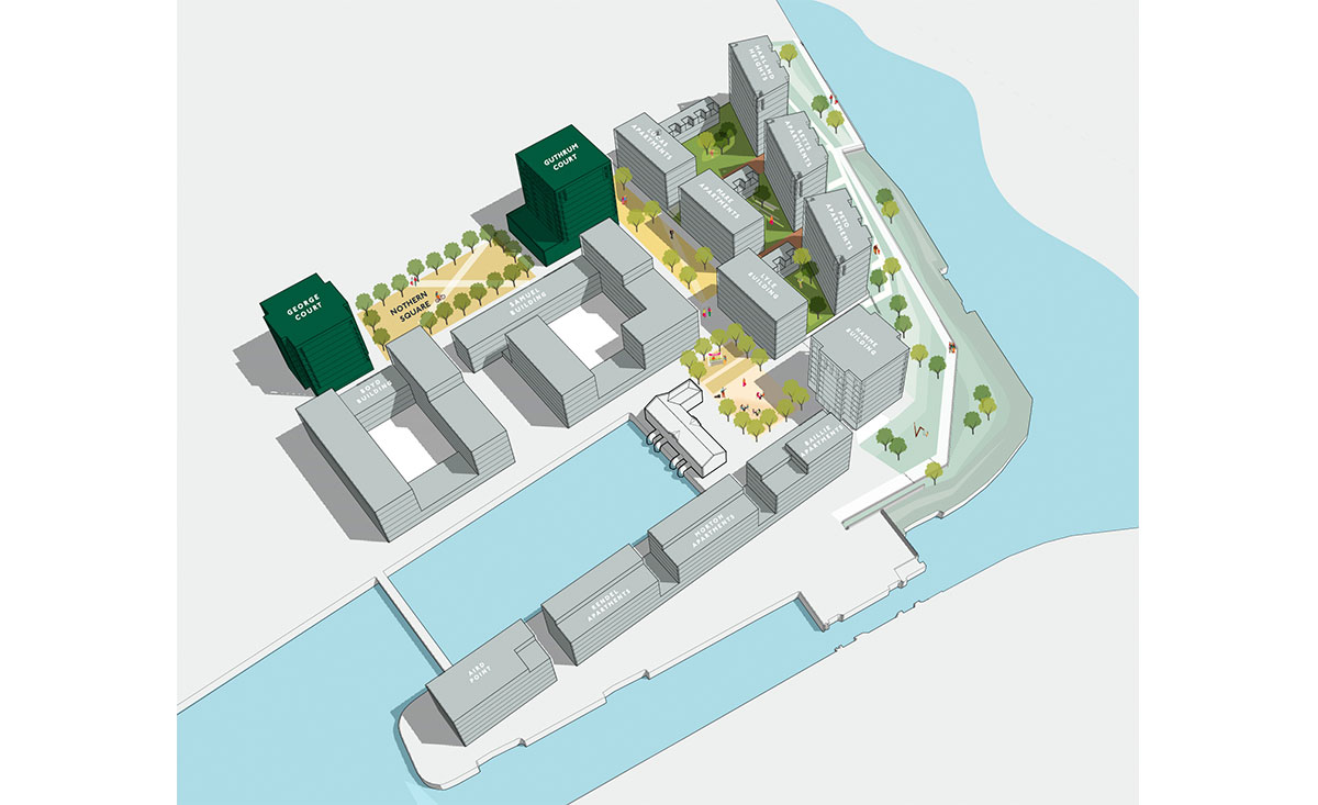 Site plan – Royal Albert Wharf