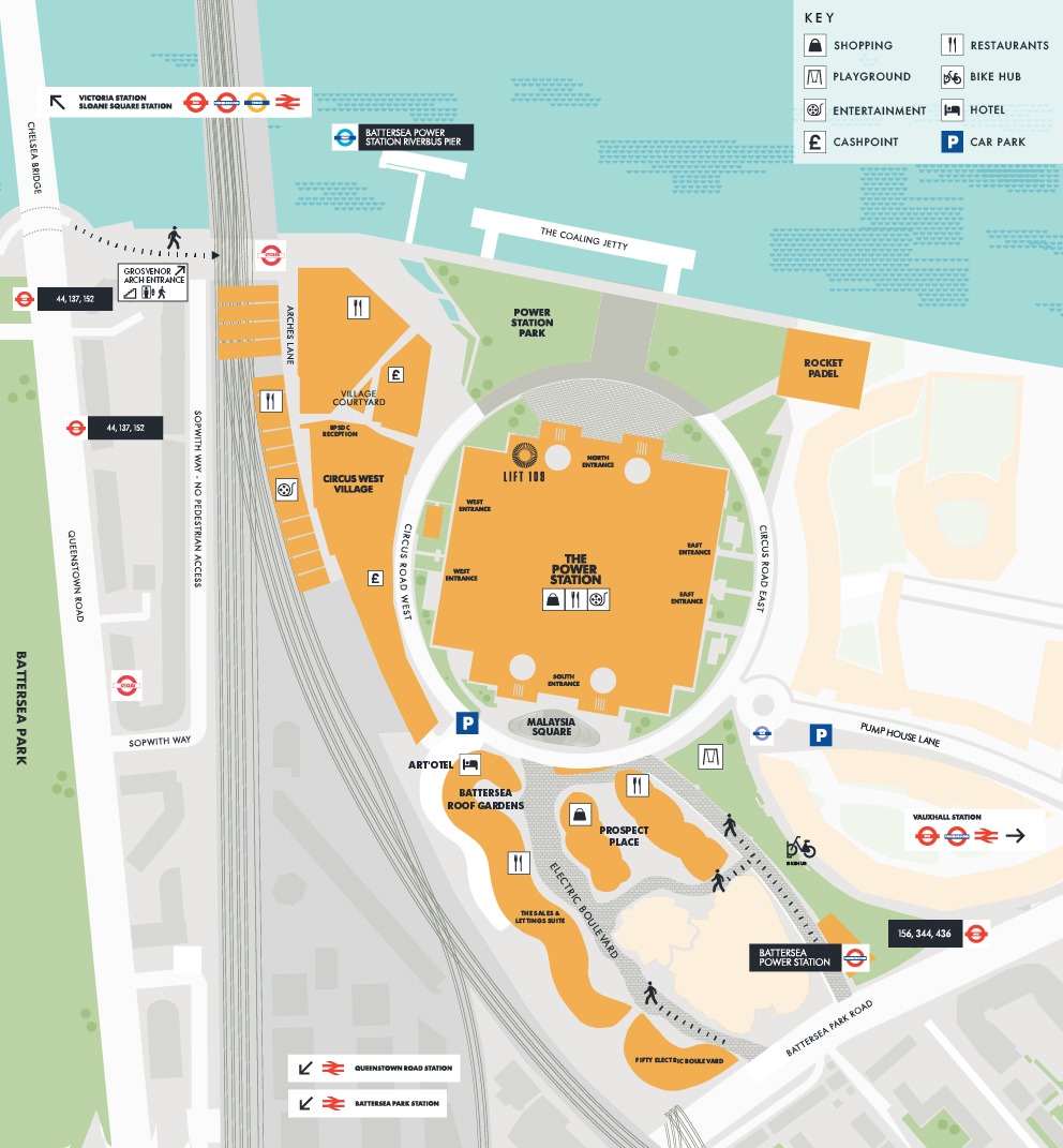 Site plan – Chelsea Barracks