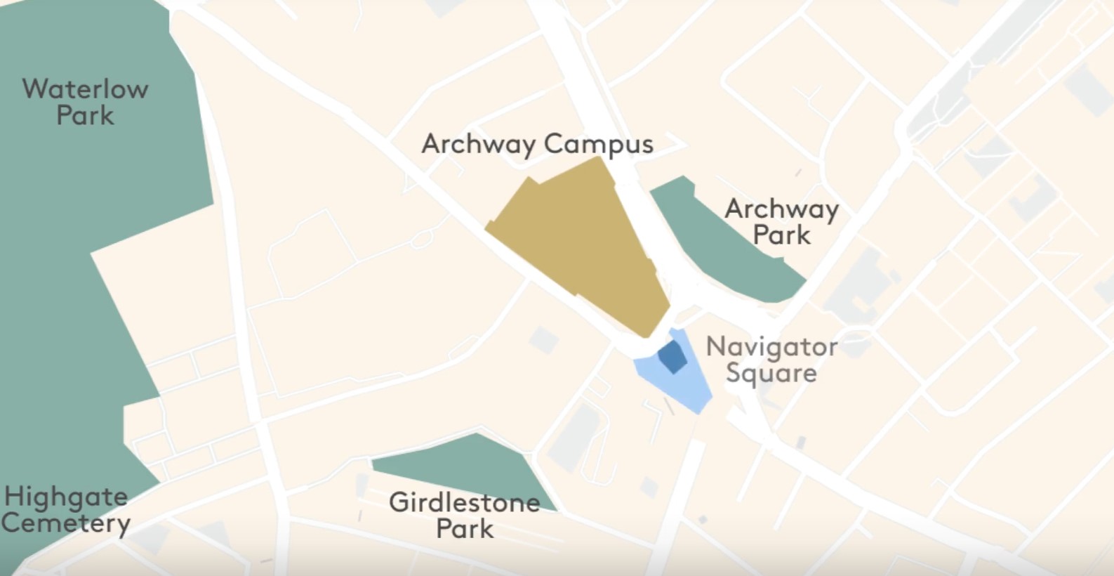 Site plan – Archway Campus