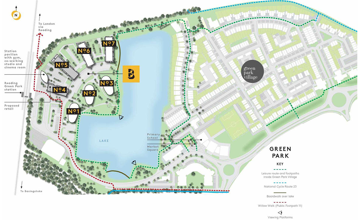 Site plan – Bankside Gardens