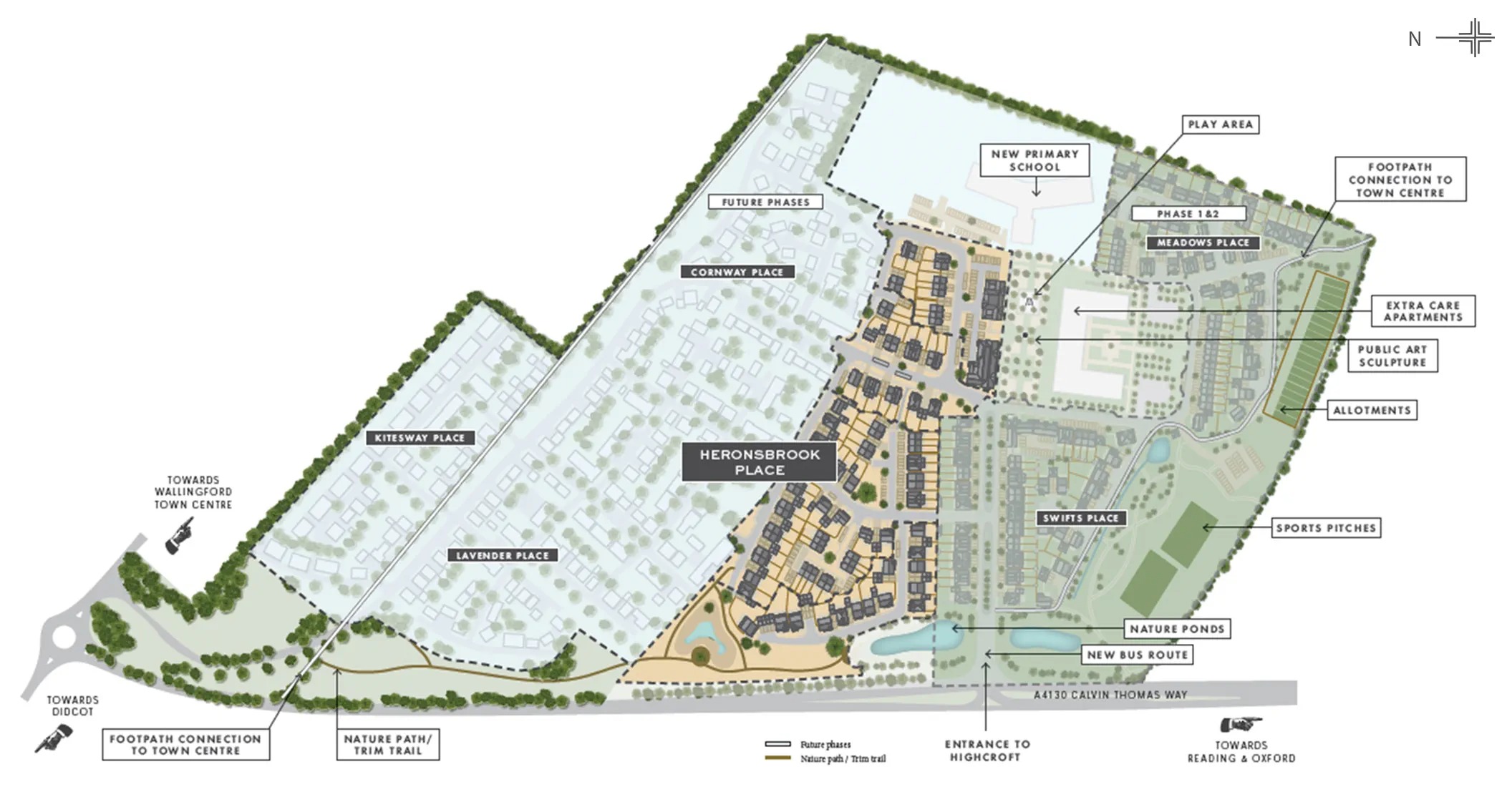 Site plan – Highcroft