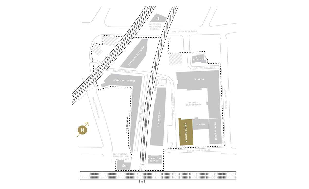 Site plan – Battersea Exchange