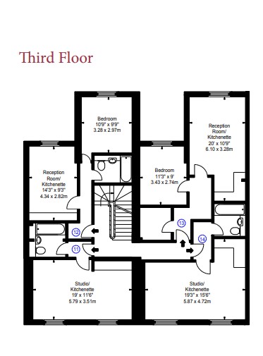 Plans 1-3 Clanricarde Gardens