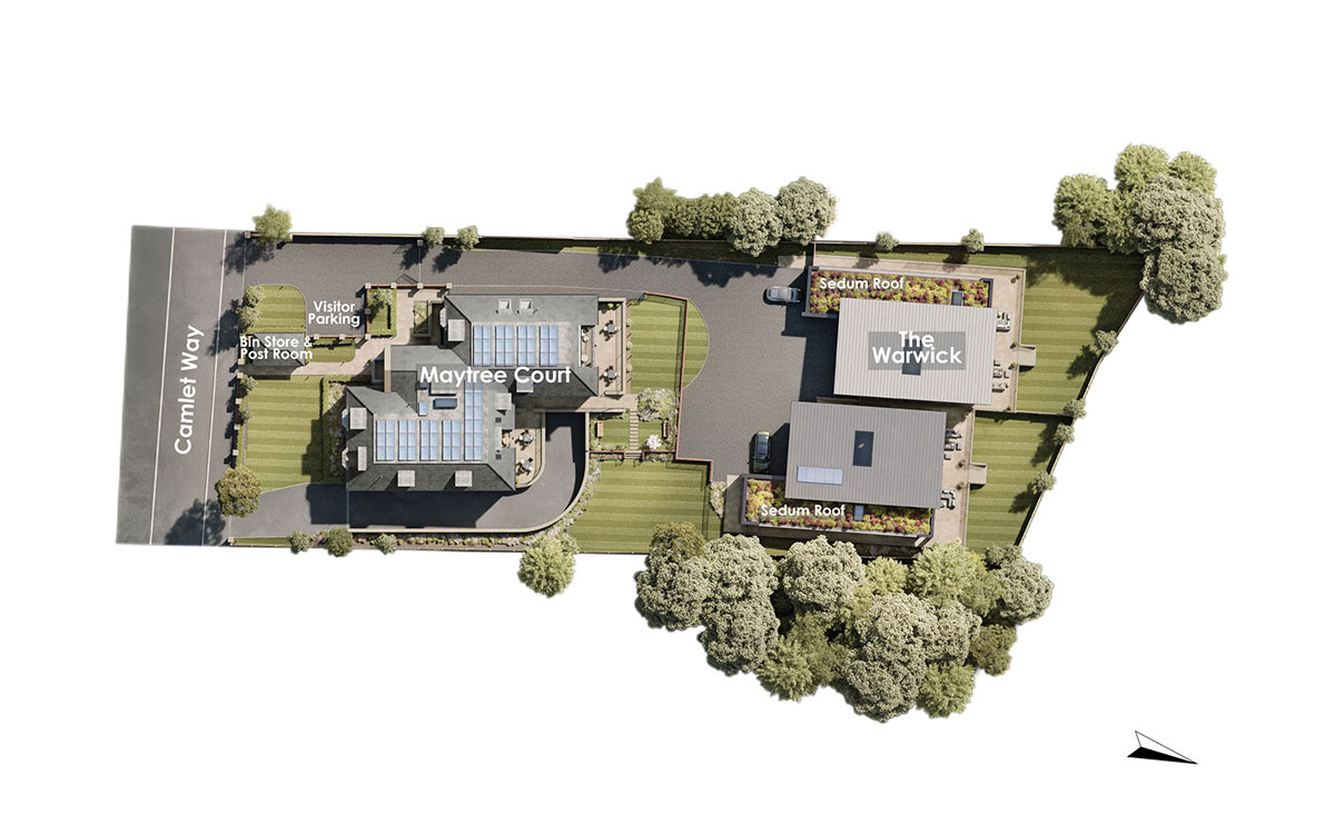 Site plan – Maytree Court