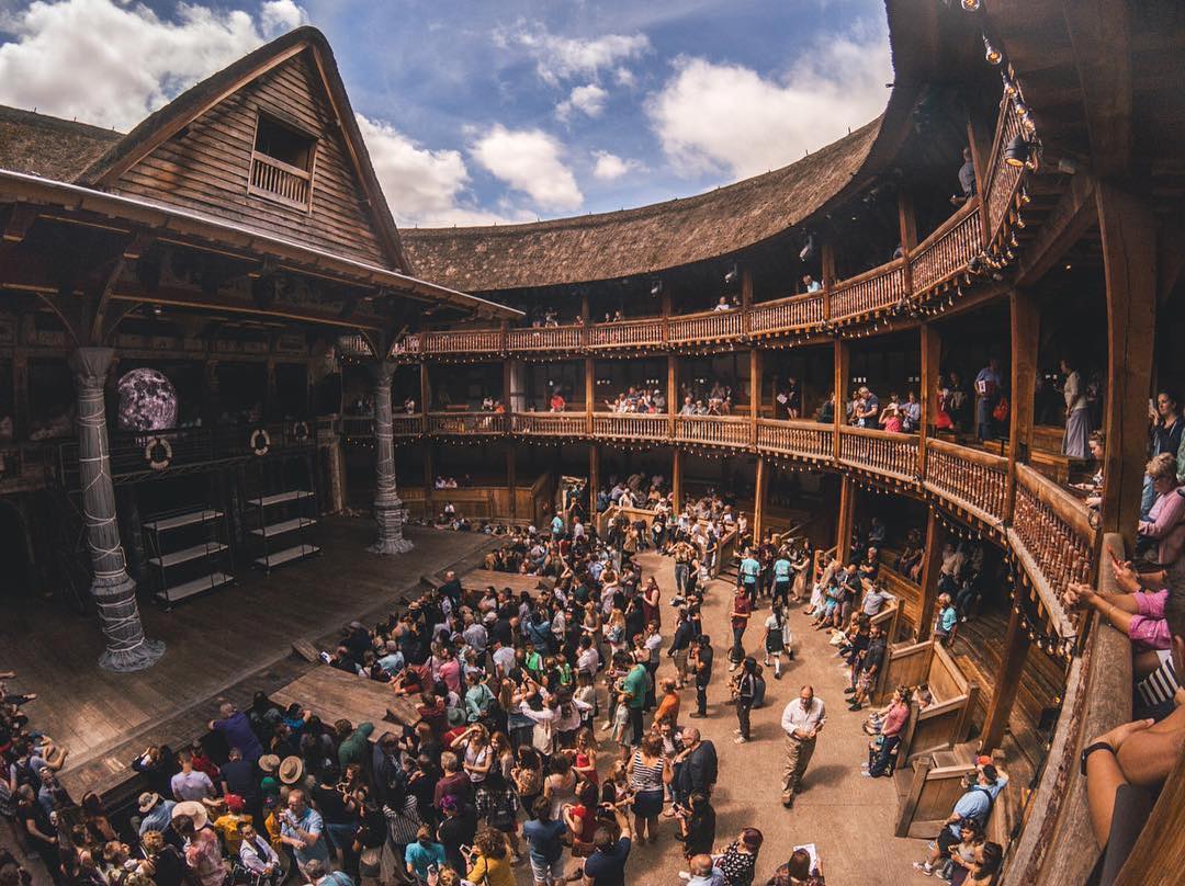 Shakespeare's Globe Theatre exterior in Southwark