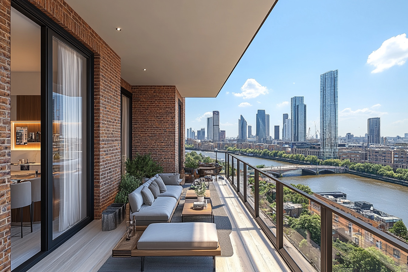 High-end houses with river view