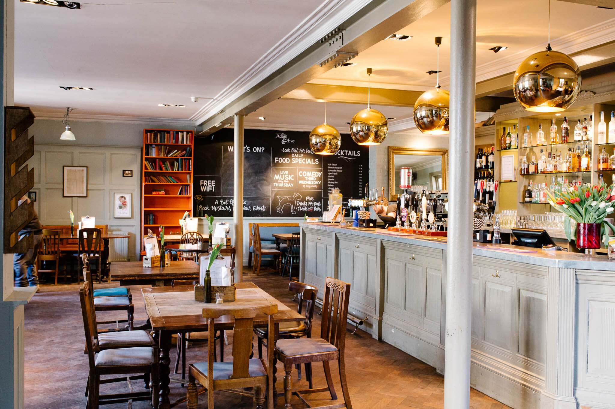 The Adam & Eve gastropub exterior in Mill Hill