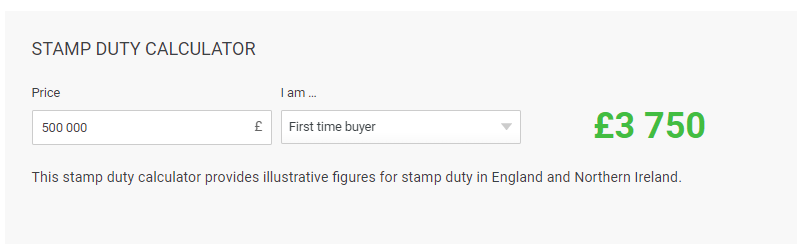 Online Stamp Duty Calculator